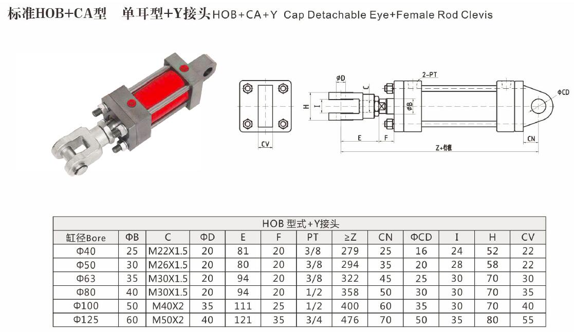 HOB middle pressure hydraulic cylinder with CA and Y connector.jpg