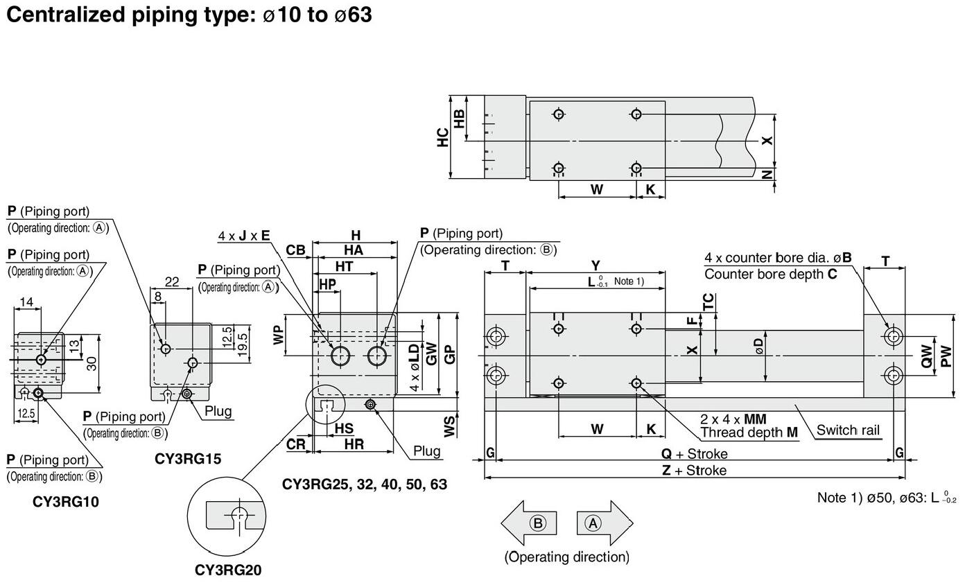 3 drawing CY1R CY3R rodless pneumatic cylinder.jpg