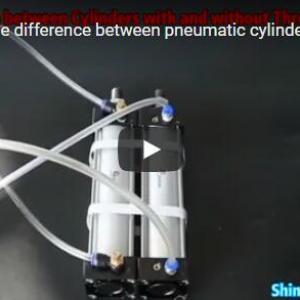 pneumatic cylinder work with throttle valve