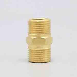 Steel coupler same size double male thread adpter connector