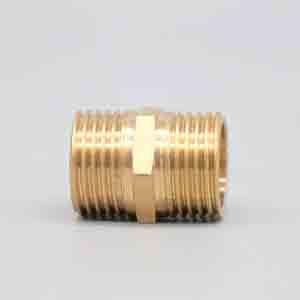 Brass coupler double male thread adpter connector